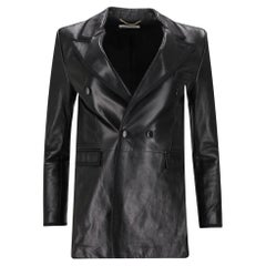 Blazer in pelle di agnello di Saint Laurent