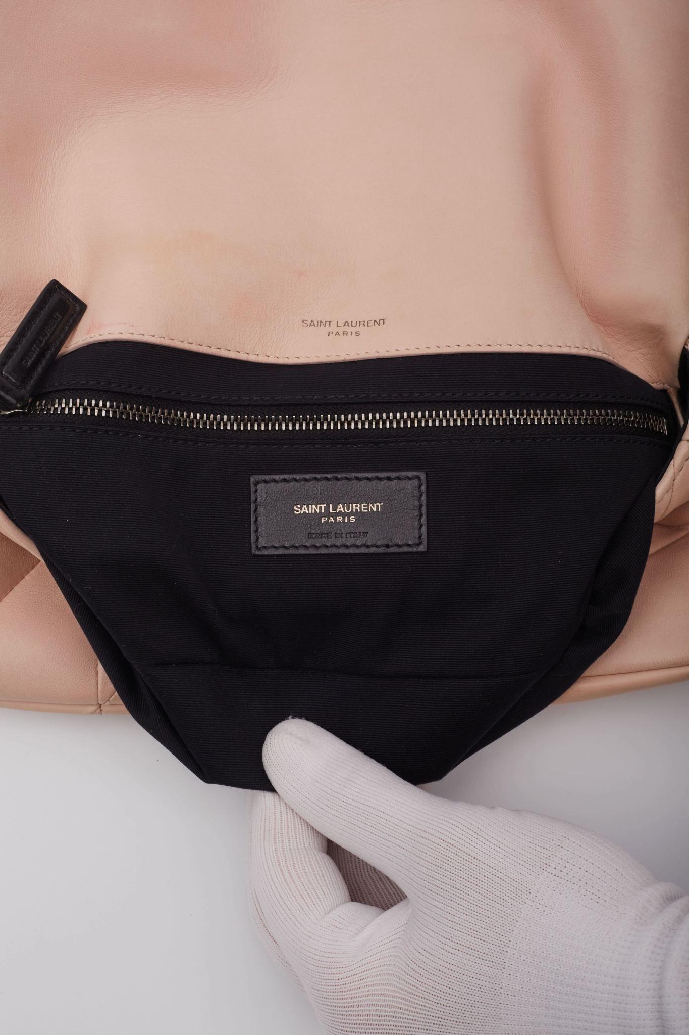 Saint Laurent Lambskin Monogram Jamie Marble Pink Medium For Sale 6