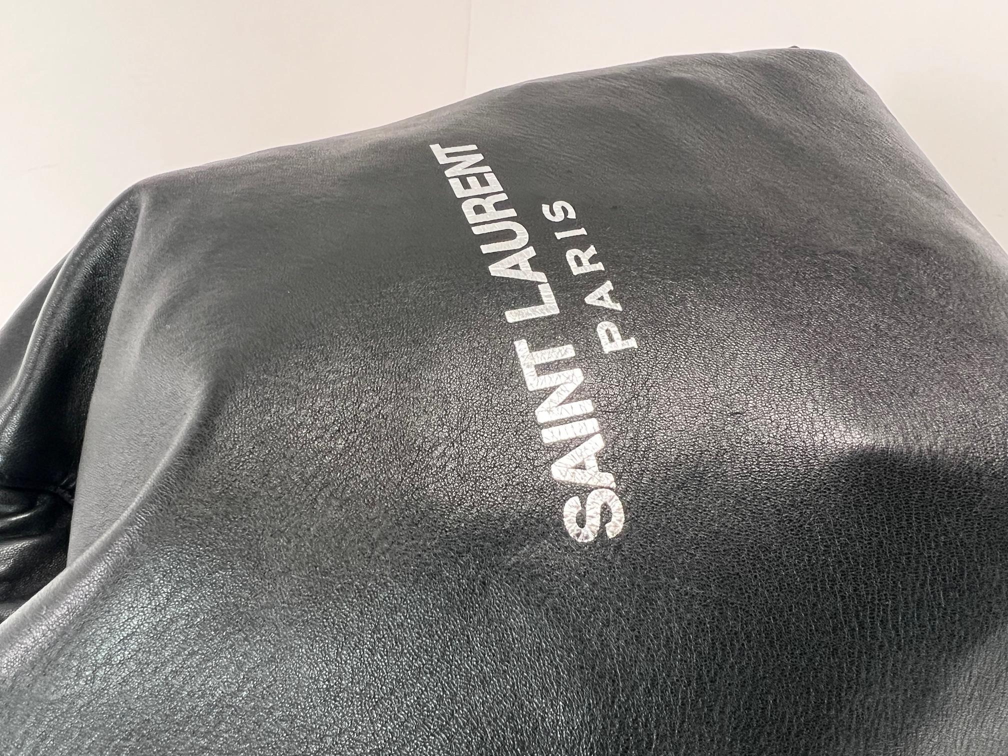 Saint Laurent Lambskin Teddy Drawstring Sac Bucket Bag For Sale 5