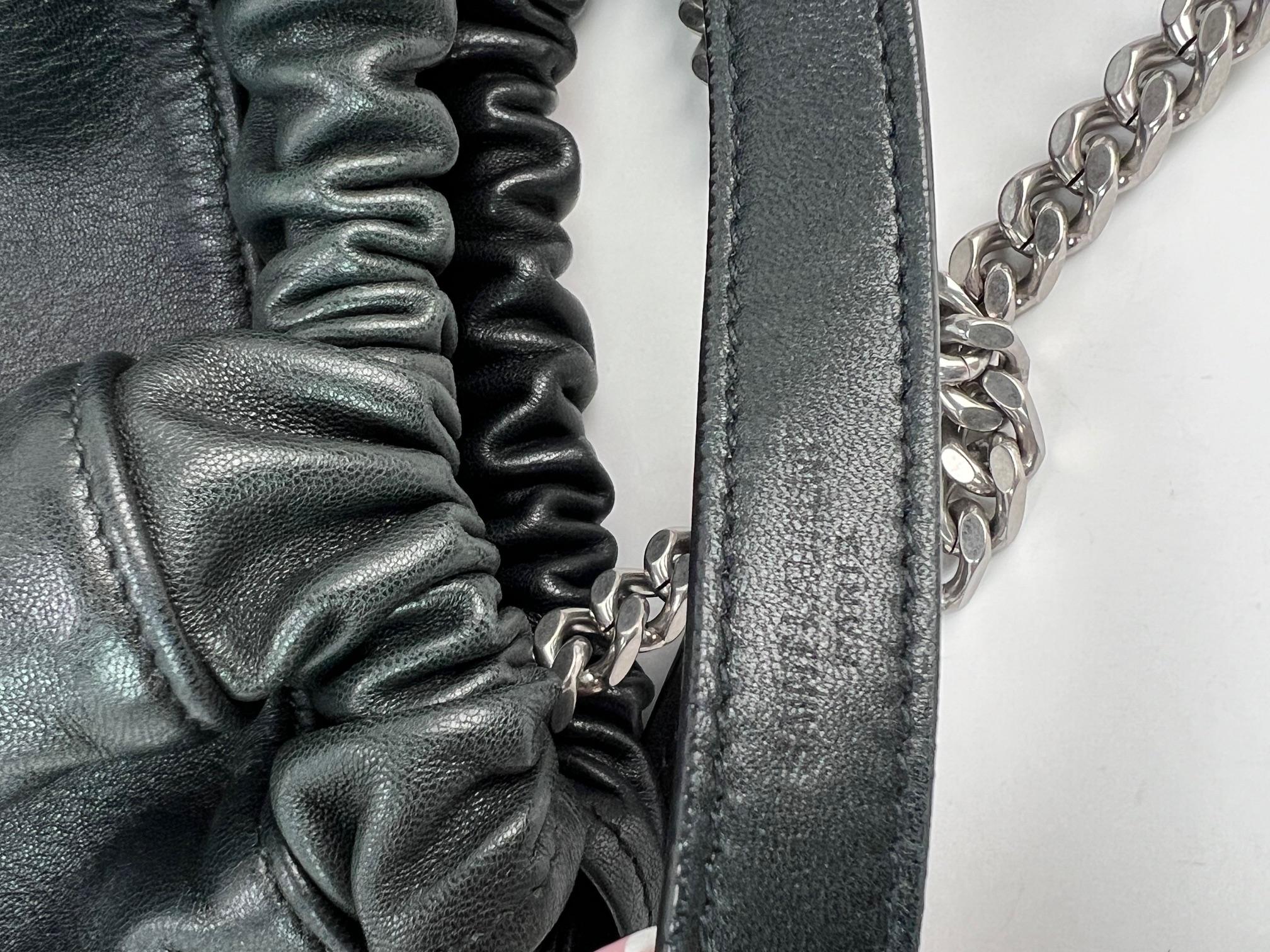 Saint Laurent Lambskin Teddy Drawstring Sac Bucket Bag For Sale 1
