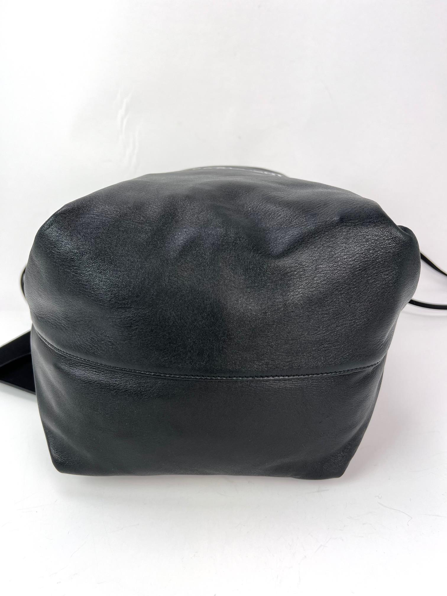 Saint Laurent Lambskin Teddy Drawstring Sac Bucket Bag For Sale 4