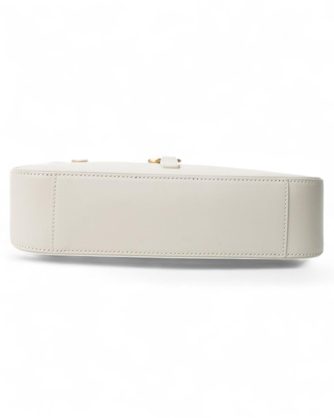 Saint Laurent Le 5 à 7 Hobo Blanc en vente 5