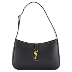 Saint Laurent Le 5 a 7 Hobo Leather Small
