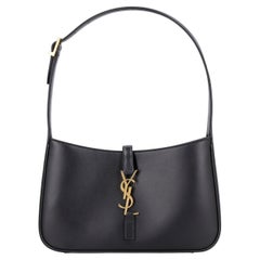 Saint Laurent Le 5 À 7 Shoulder Bag — Black
