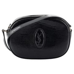 Saint Laurent Le 61 Camera Bag Lizard Embossed Patent