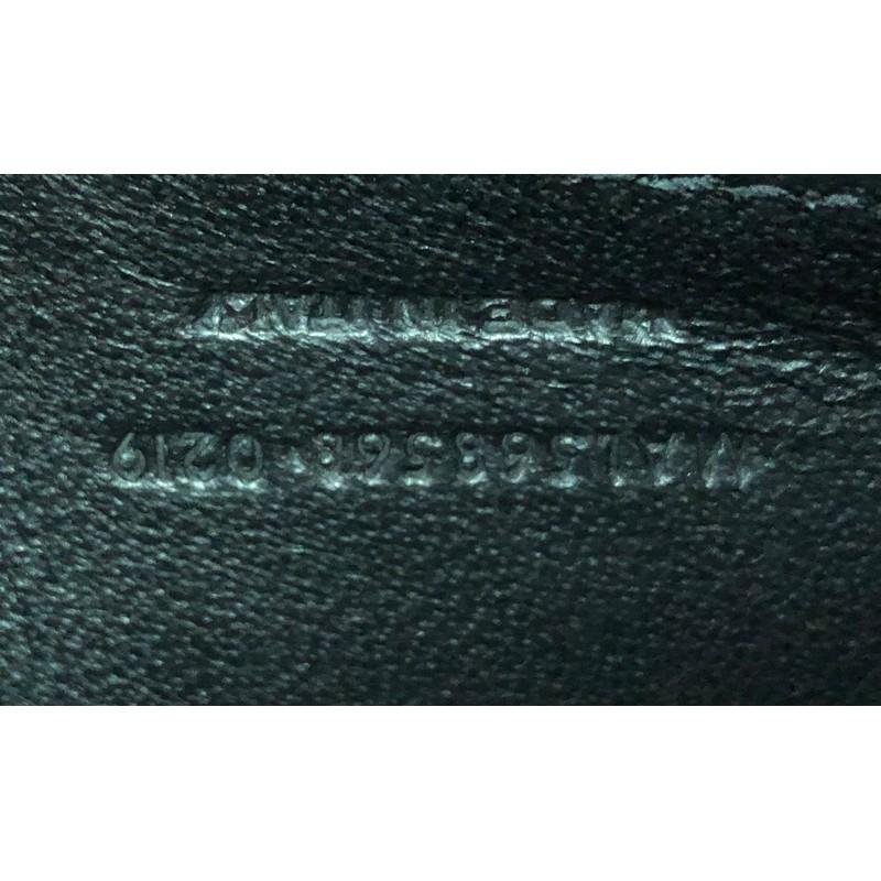 Noir Saint Laurent Le 61 Saddle Bag Leather Medium
