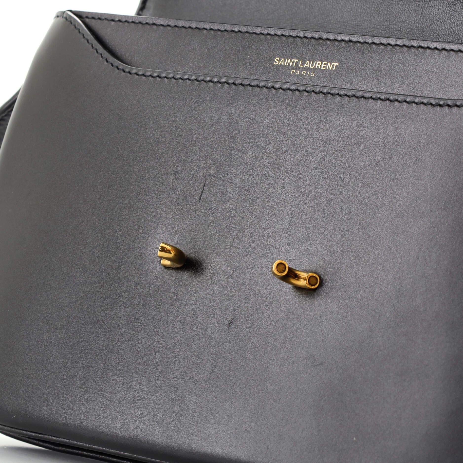 Saint Laurent Le Maillon Borsa a tracolla in pelle media 1