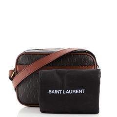 Saint Laurent Le Monogramme Camera Bag Monogram All Over Coated Canvas