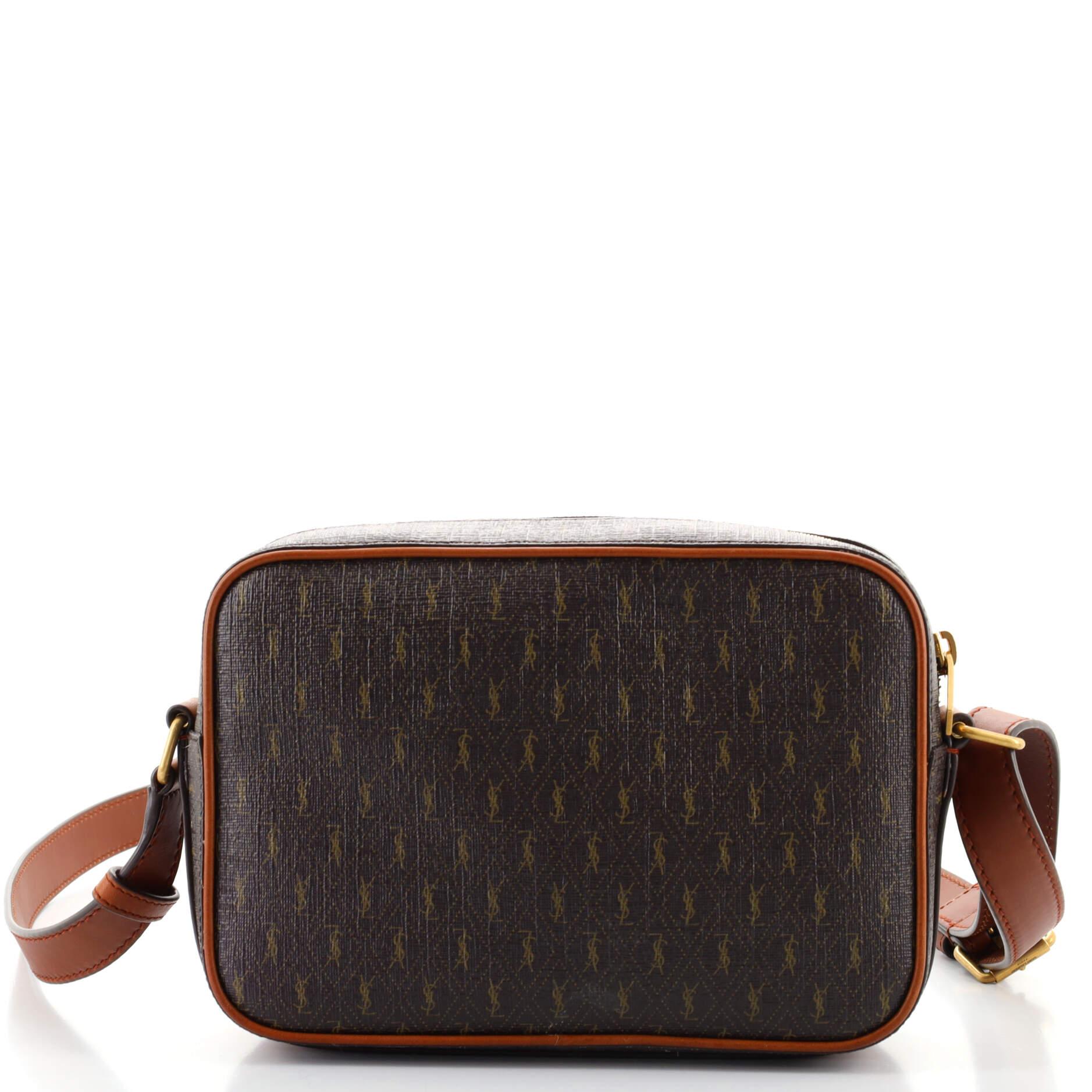 le monogramme small camera bag in monogram canvas and smooth leather