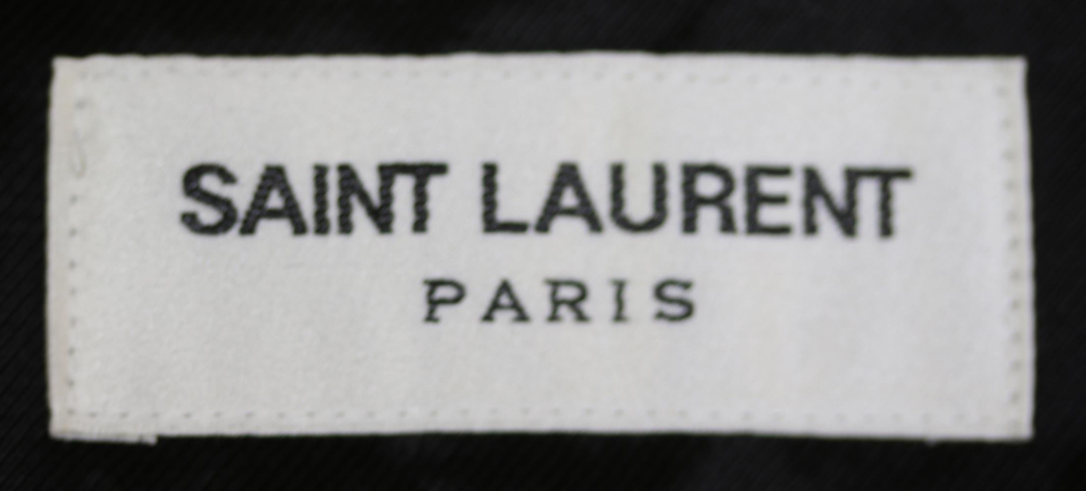 Saint Laurent Leather Biker Jacket  In Excellent Condition In London, GB