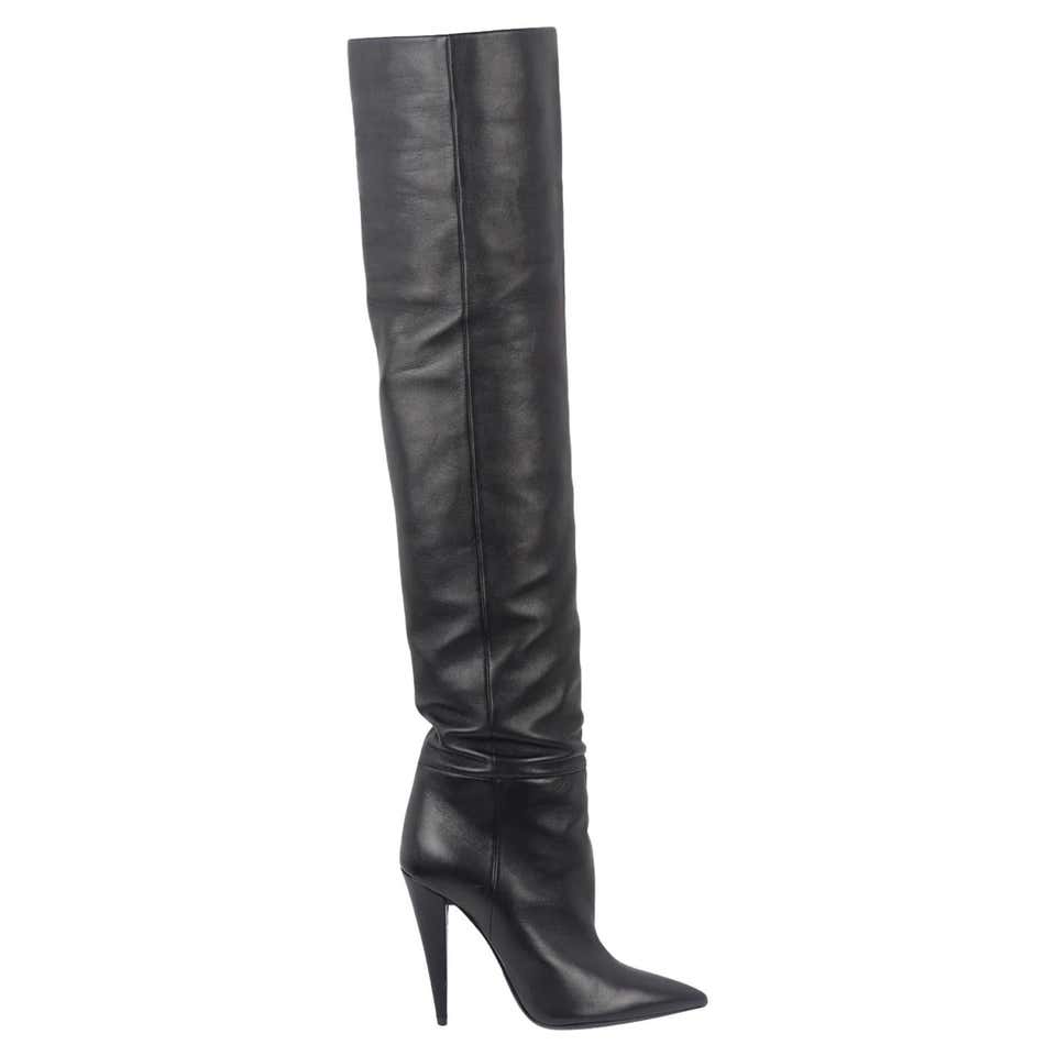 Christian Louboutin Theophila Leather Over-the-Knee Boots at 1stDibs ...