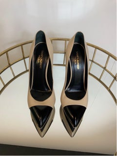 Escarpins en cuir Saint Laurent