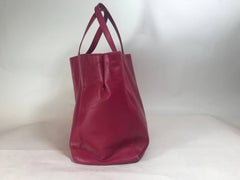 Saint Laurent Leather/Suede Reversible Shopper Tote