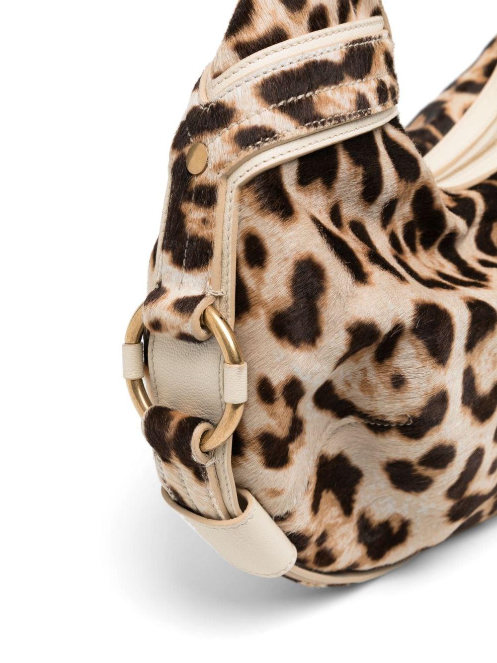 Men's Saint Laurent Leopard Print Hobo Bag For Sale