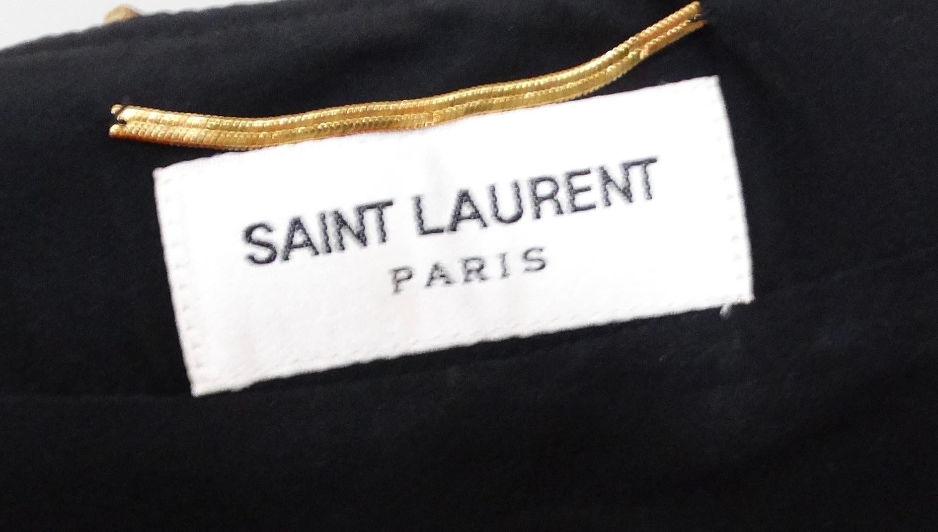 Saint Laurent Leopard Print Silk Off-The-Shoulder Mini Dress For Sale 5