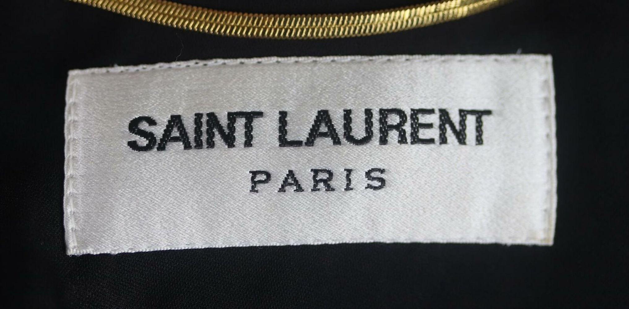 Saint Laurent Leopard Print Wool Mini Dress 2