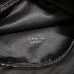 Saint Laurent Leopard Ysl Logo Kahal Drawstring 870074 Brown Canvas Tote