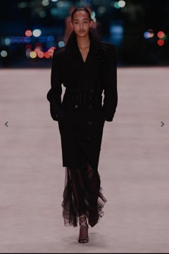 Saint Laurent Leroy Runway FW22 Crystal Sandals Sz EU40 / US10. Key show piece.