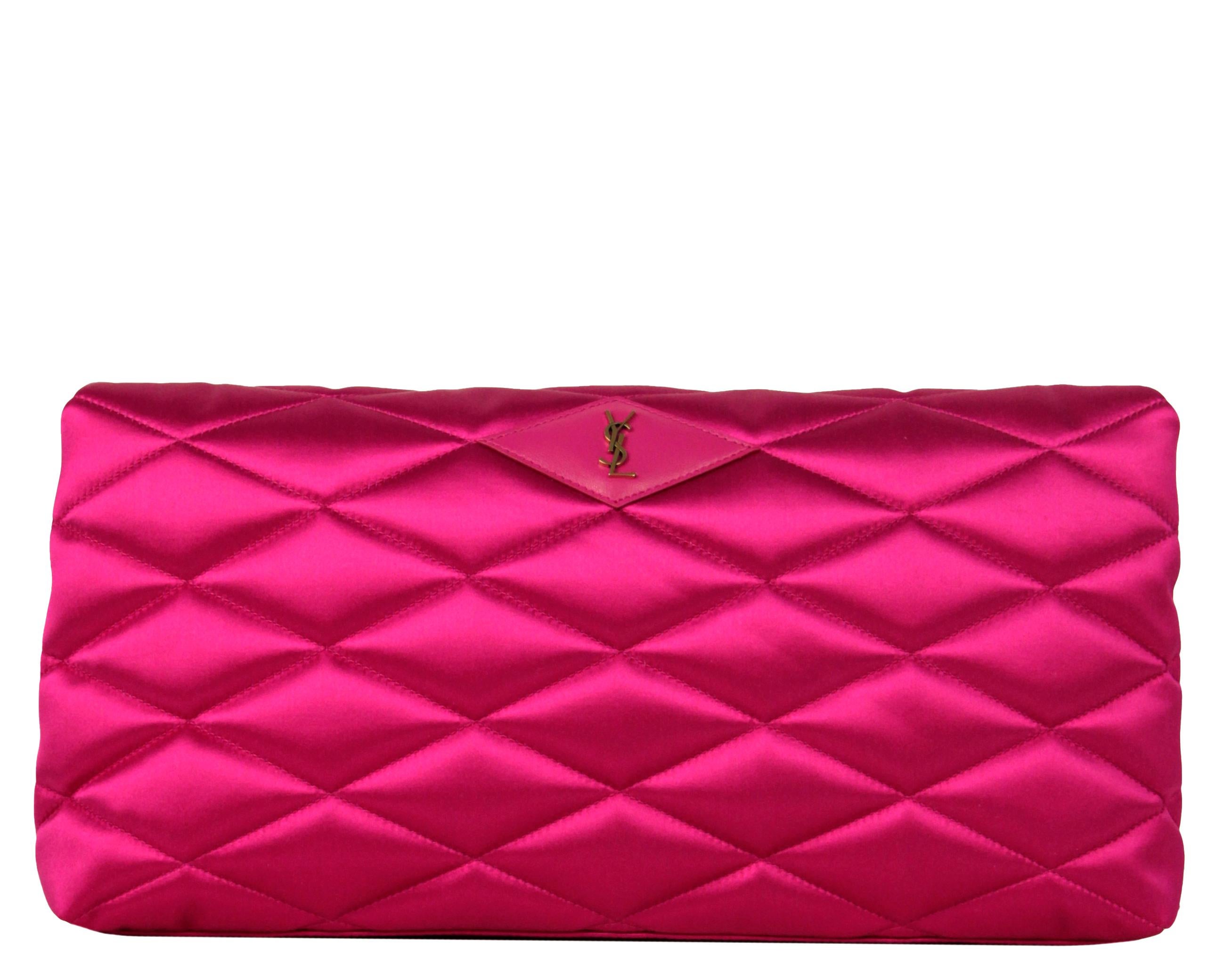 sade pouch in quilted lambskin