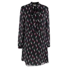 Saint Laurent Lipstick Print Dress