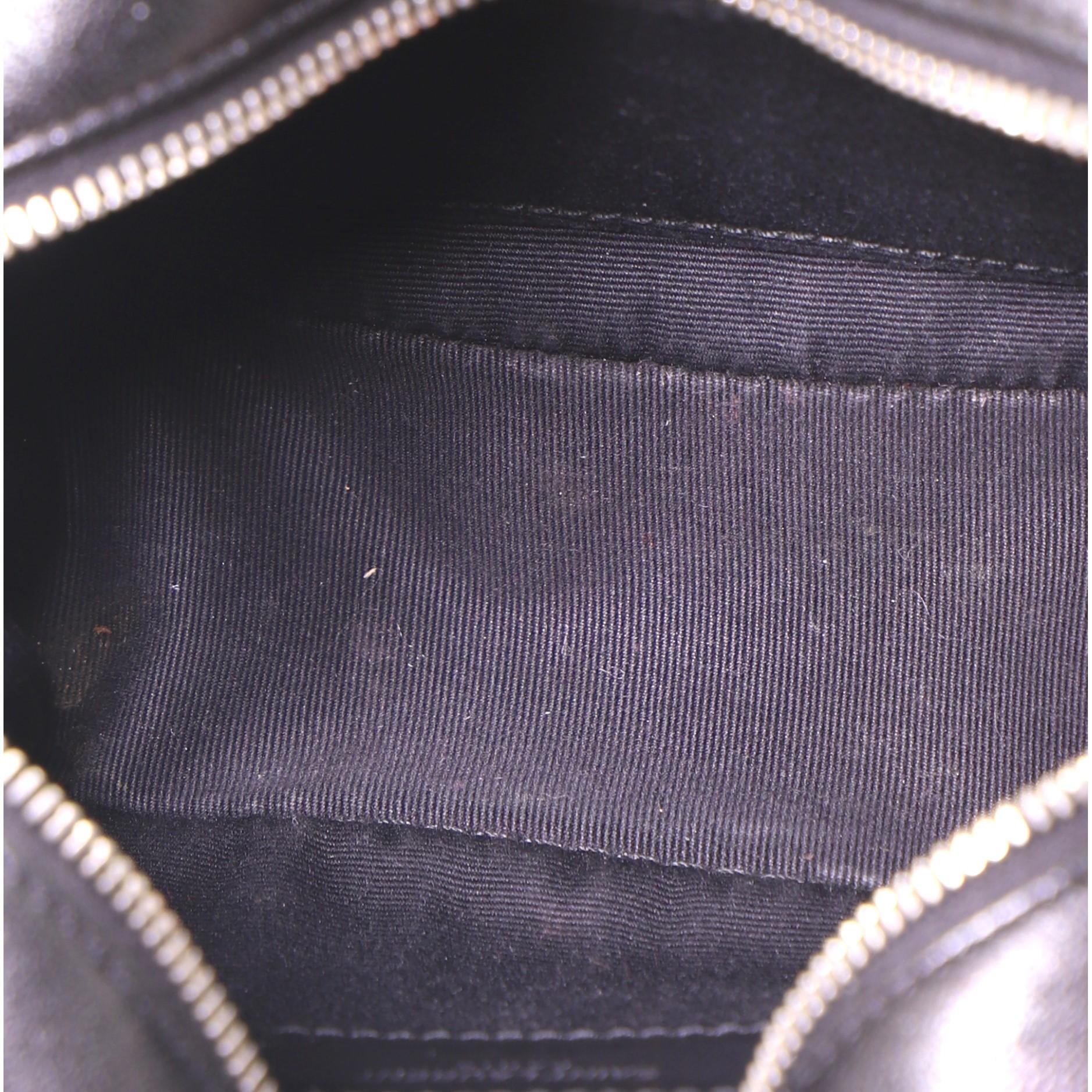 lou belt bag in matelasse leather