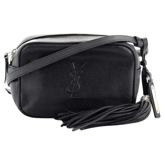 Saint Laurent Studded Mini Zip-Around Wallet - black at 1stDibs