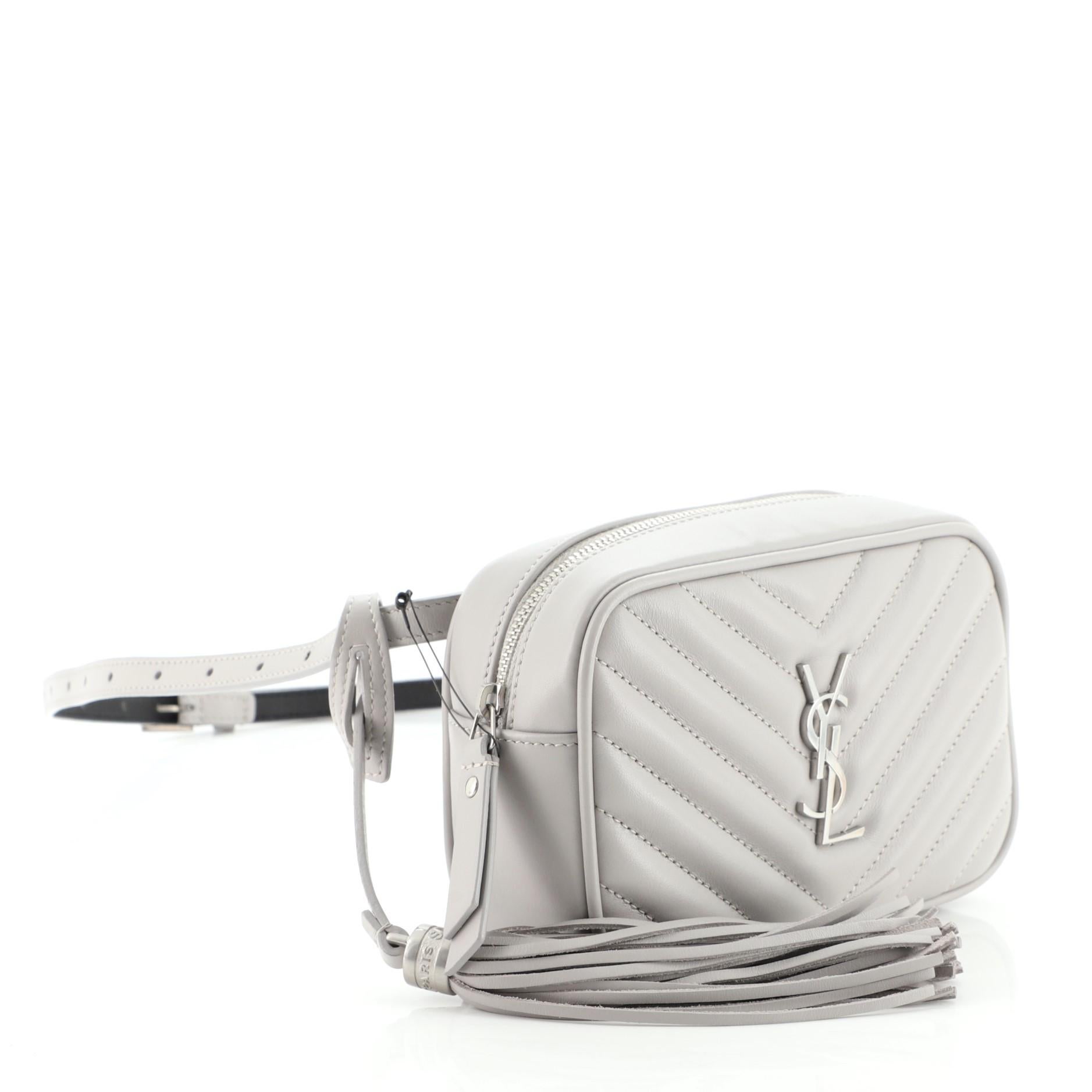 saint laurent lou belt bag in quilted leather
