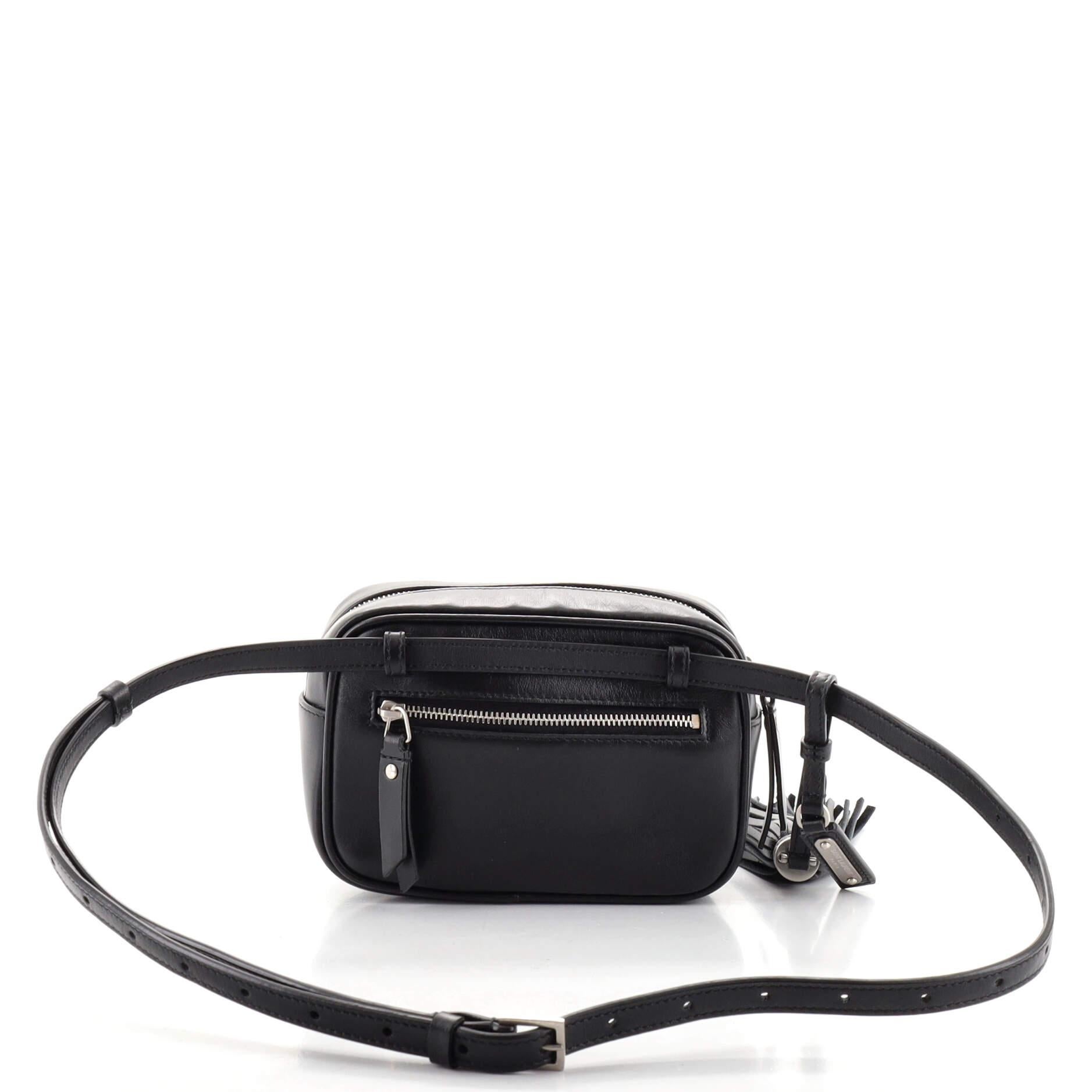 Saint Laurent Lou Belt Bag Matelasse Chevron Leather In Good Condition In NY, NY