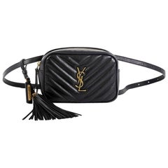 Saint Laurent Lou Belt Bag Matelasse Chevron Leather