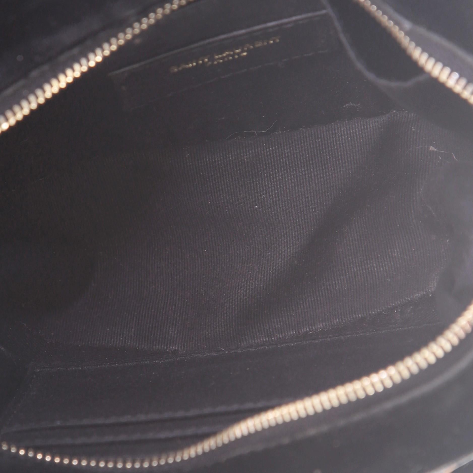 Saint Laurent Lou Belt Bag Matelasse Chevron Velvet In Good Condition In NY, NY