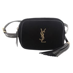 Saint Laurent Lou Belt Bag Matelasse Chevron Velvet