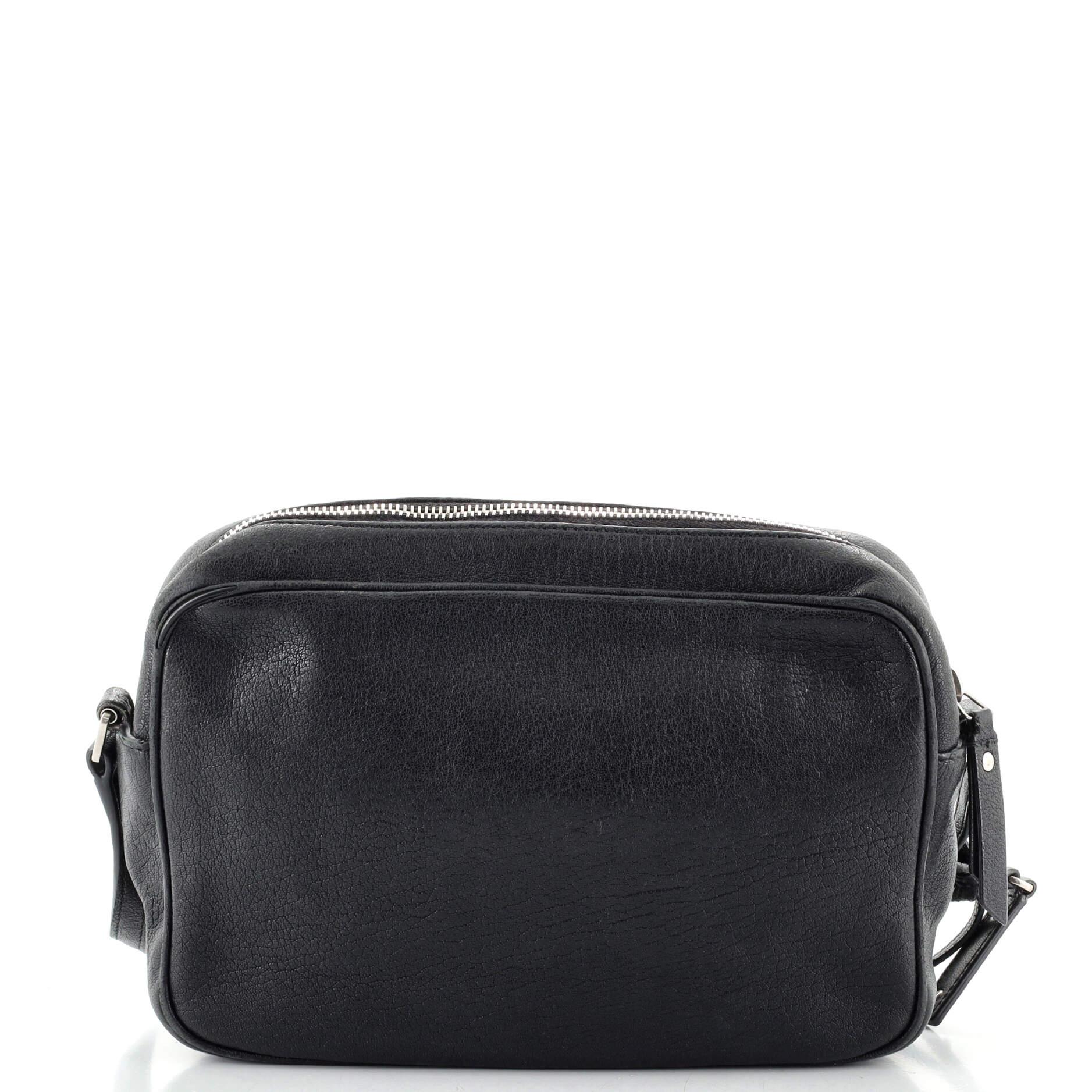 Black Saint Laurent Lou Camera Bag Leather Small