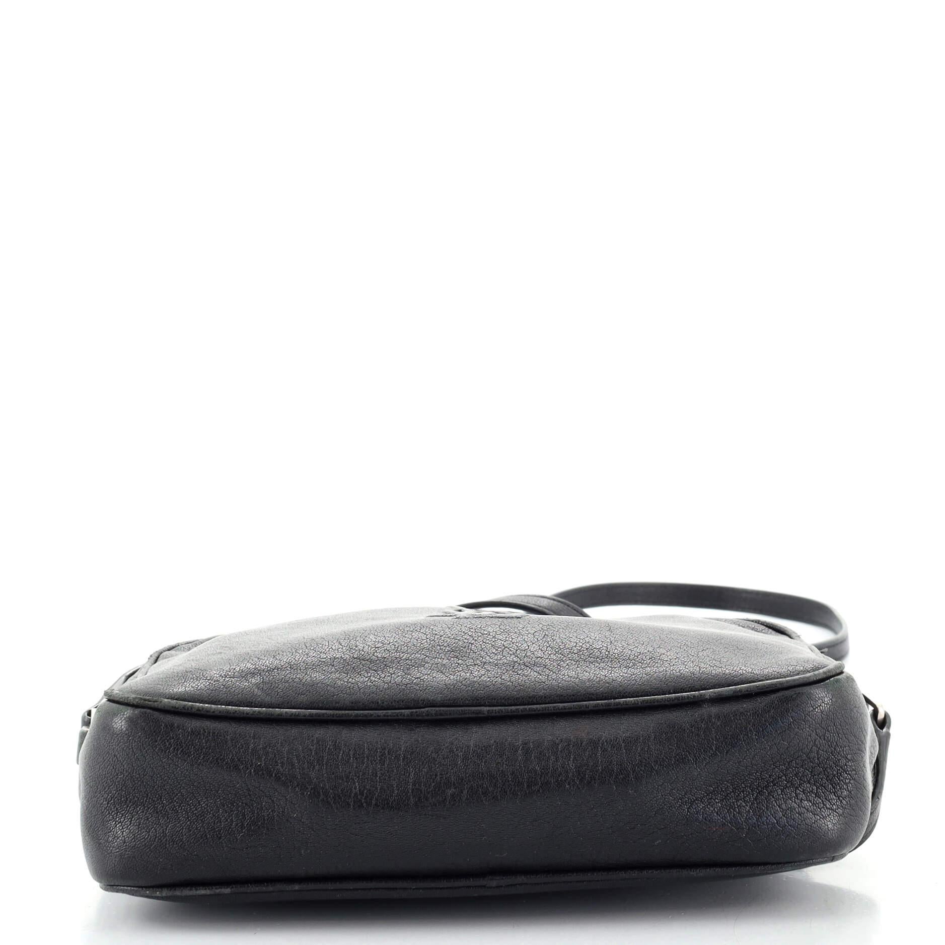 Saint Laurent Lou Camera Bag Leather Small In Fair Condition In NY, NY