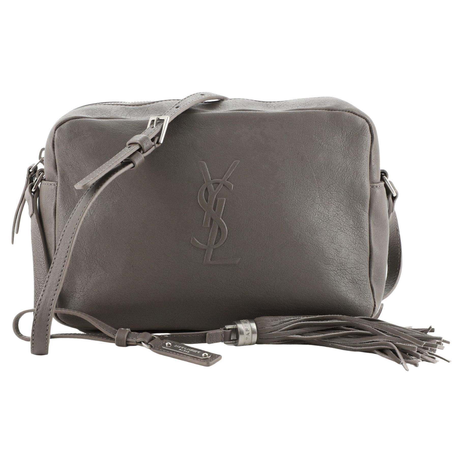 Saint Laurent LouLou Bowling Bag Matelasse Chevron Leather Small at