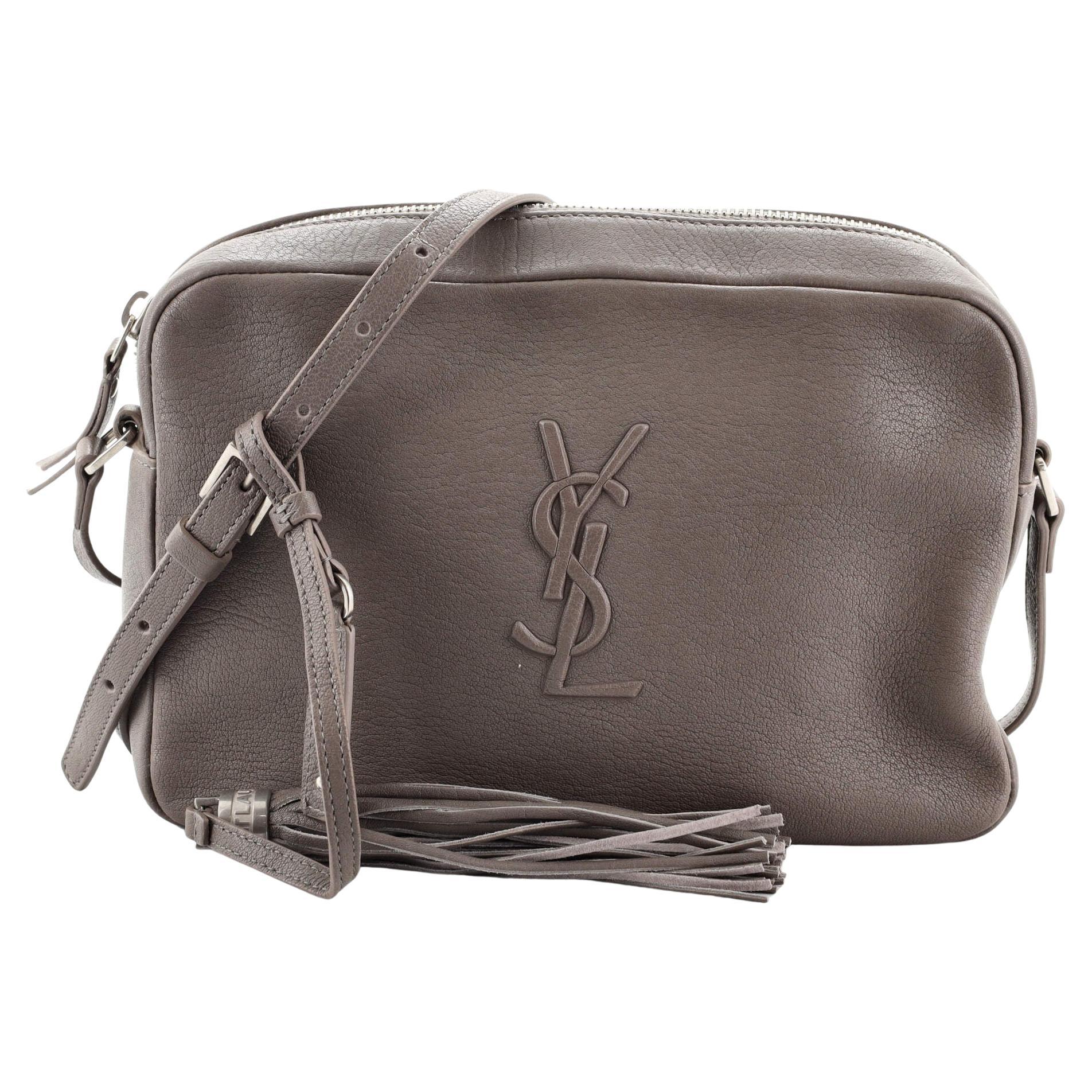 Ysl Lou Camera Bag In Smooth Leather