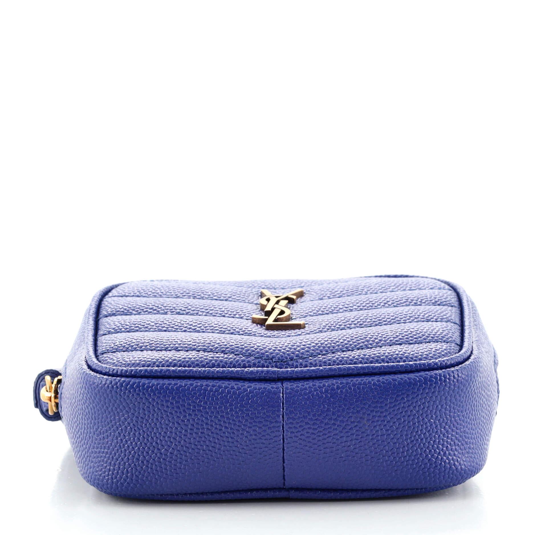 Ysl camera bag blue discount