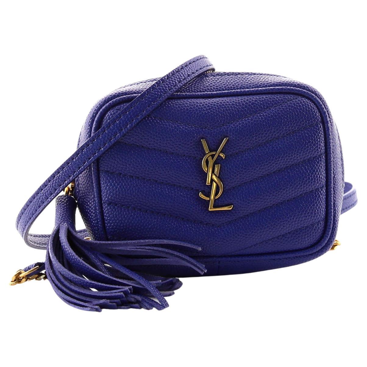 Saint Laurent Lou Camera Bag Matelasse Chevron Leather Baby at 1stDibs