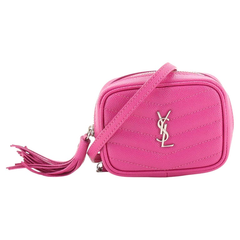 Saint Laurent Lou Camera Bag Matelasse Chevron Leather Baby For Sale at
