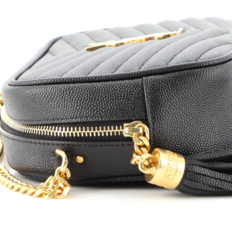 Saint Laurent Lou Camera Bag Matelasse Chevron Leather Mini at 1stDibs