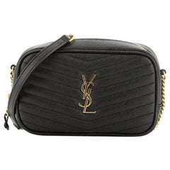 Saint Laurent Lou Camera Bag Matelasse Chevron Leather Mini