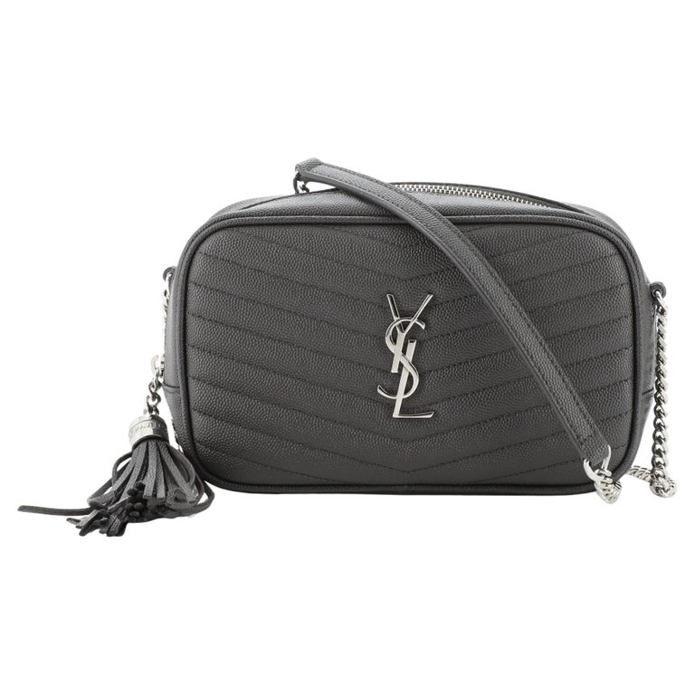 Saint Laurent Lou Camera Bag Matelasse Chevron Leather Mini at 1stDibs