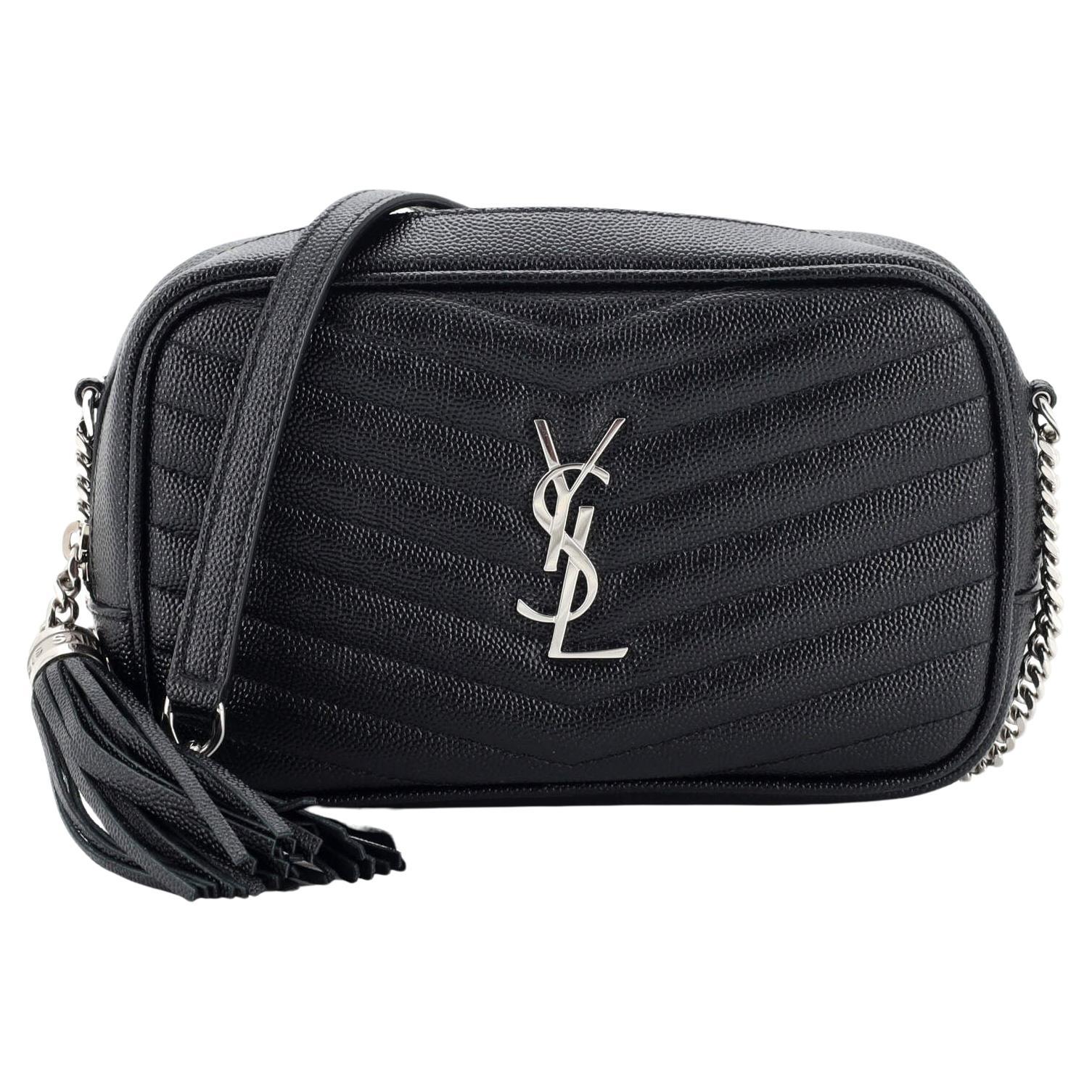 Saint Laurent Lou Camera Bag Matelasse Chevron Leather Mini