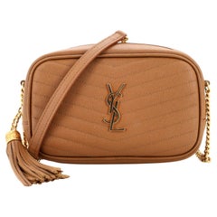 Saint Laurent Lou Camera Bag Raffia Small at 1stDibs