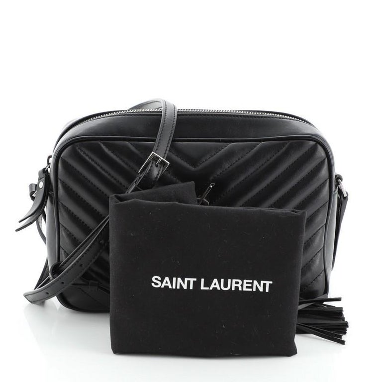 Saint Laurent Lou Camera Bag Matelasse Chevron Leather Small at 1stDibs