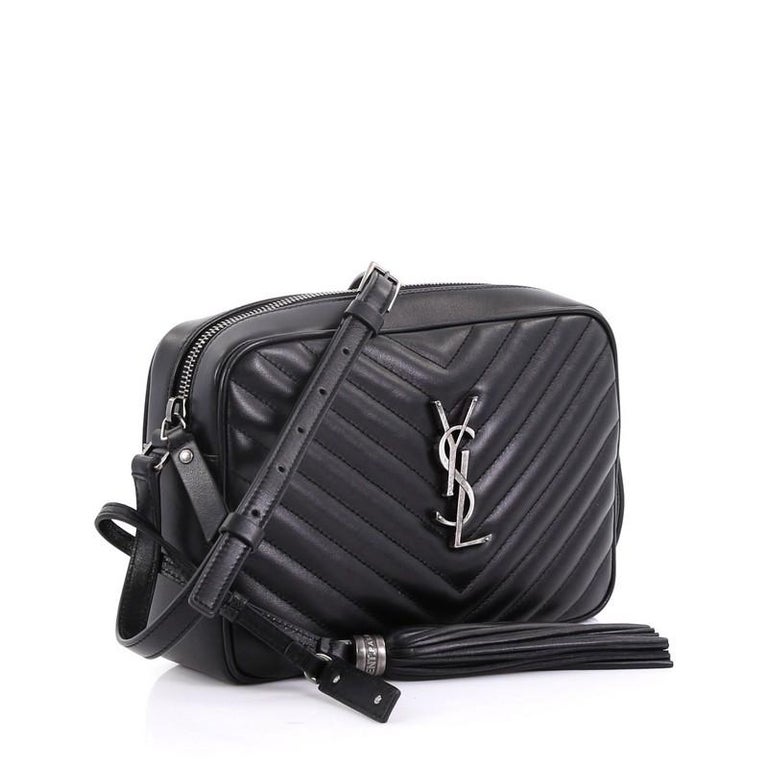 Yves Saint Laurent Lou Matelasse Chevron Leather Mini Camera Bag CBORX –  Max Pawn
