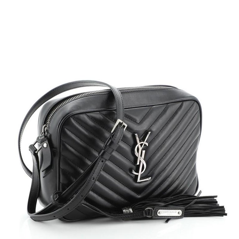 Saint Laurent Lou Camera Bag Matelasse Chevron Leather Small at 1stDibs