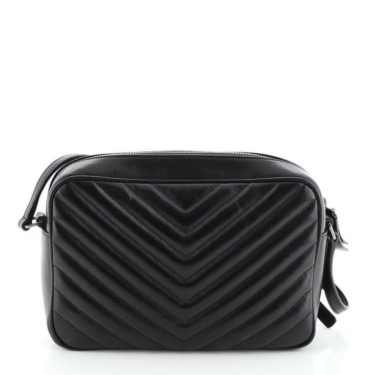 Saint Laurent Lou Camera Bag Matelasse Chevron Leather Small at 1stDibs