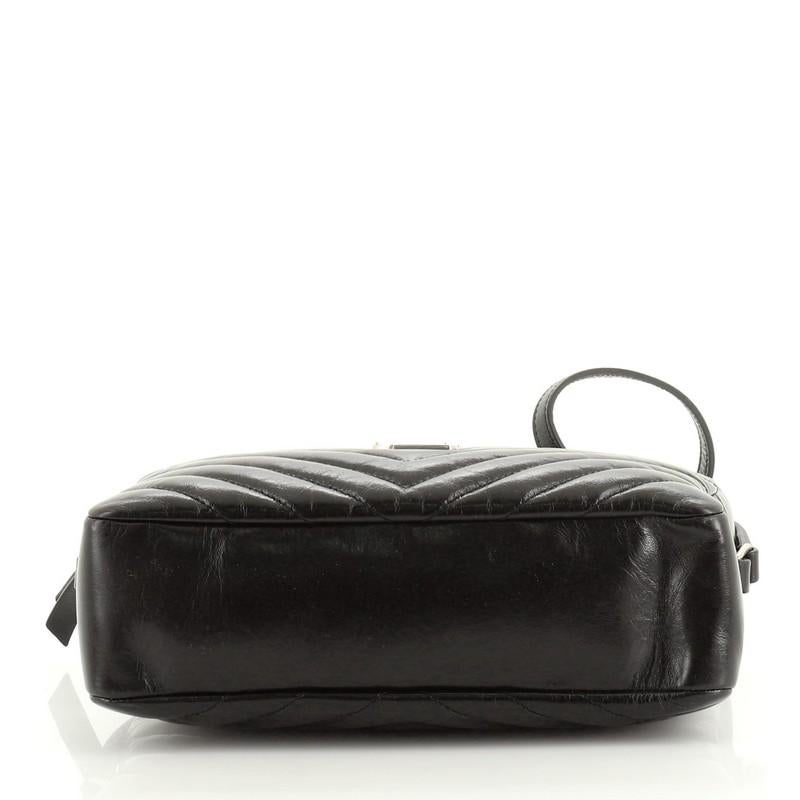 Women's or Men's Saint Laurent Lou Camera Bag Matelasse Chevron Leather Small