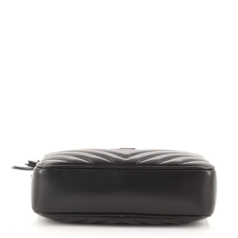 Saint Laurent Lou Kameratasche Matelasse Chevron Leder Small für Damen oder Herren