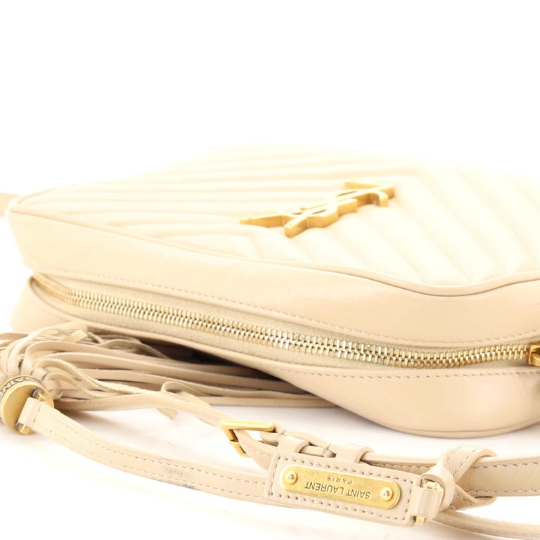 Saint Laurent Lou Camera Bag Matelasse Chevron Leather Small For Sale